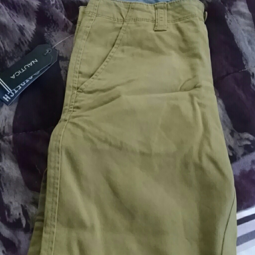 Boys Nautica Stretch khaki shorts